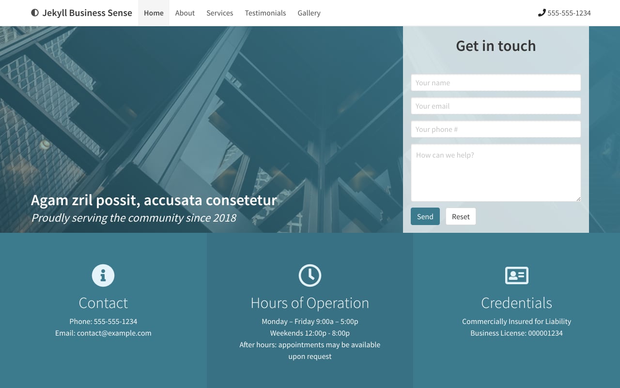 jekyll-business-sense